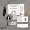 UNDANGAN PERNIKAHAN SIMPLE AESTHETIC - UNDANGAN NIKAH FOTO MURAH MATTE BW THREE - MATTE BW THREE 12