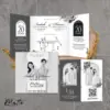 UNDANGAN PERNIKAHAN SIMPLE AESTHETIC - UNDANGAN NIKAH FOTO MURAH MATTE BW THREE - MATTE BW THREE 14