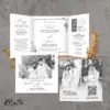 UNDANGAN PERNIKAHAN SIMPLE AESTHETIC - UNDANGAN NIKAH FOTO MURAH MATTE BW THREE - MATTE BW THREE 15