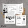 UNDANGAN PERNIKAHAN SIMPLE AESTHETIC - UNDANGAN NIKAH FOTO MURAH MATTE BW THREE - MATTE BW THREE 19