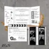 UNDANGAN PERNIKAHAN SIMPLE AESTHETIC - UNDANGAN NIKAH FOTO MURAH MATTE BW THREE - MATTE BW THREE 23