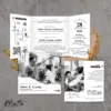 UNDANGAN PERNIKAHAN SIMPLE AESTHETIC - UNDANGAN NIKAH FOTO MURAH MATTE BW THREE - MATTE BW THREE 28