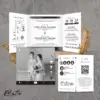 UNDANGAN PERNIKAHAN SIMPLE AESTHETIC - UNDANGAN NIKAH FOTO MURAH MATTE BW THREE - MATTE BW THREE 30