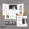 UNDANGAN PERNIKAHAN SIMPLE AESTHETIC - UNDANGAN NIKAH FOTO MURAH MATTE BW THREE - MATTE BW THREE 31