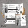 UNDANGAN PERNIKAHAN SIMPLE AESTHETIC - UNDANGAN NIKAH FOTO MURAH MATTE BW THREE - MATTE BW THREE 32