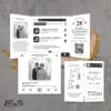 UNDANGAN PERNIKAHAN SIMPLE AESTHETIC - UNDANGAN NIKAH FOTO MURAH MATTE BW THREE - MATTE BW THREE 33